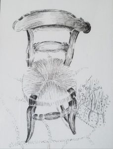 Chair from Little Caledonia - Fred Schlitzer Artist Cold Spring NY Hudson Valley